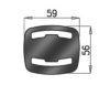 MERCE 020117500 Rubber Strip, exhaust system